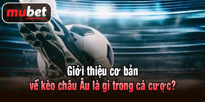 Giới thiệu cơ bản về kèo châu Âu là gì trong cá cược?